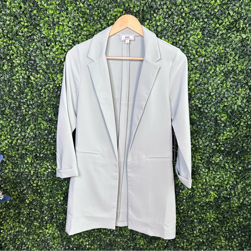 Nwt mint green Women's‎  Blazer